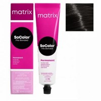 Крем-краска для волос SoColor Pre-Bonded Matrix 4N 90мл